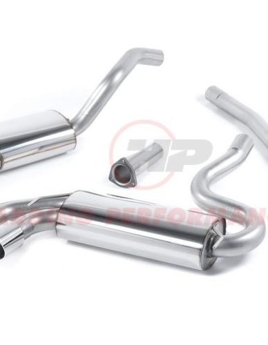 Milltek Sport Downpipe-back - Audi Coupe UR quattro 10v Turbo, Resonated (quieter), Polished OEM-Style Tips [MCXAU101]