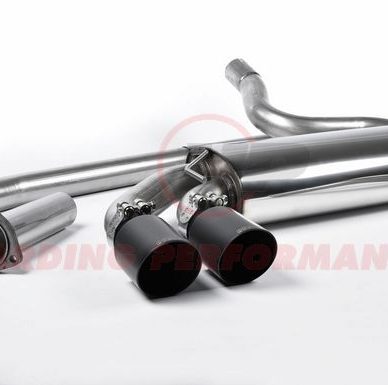 Milltek Sport Downpipe-back - Audi Coupe UR quattro 10v Turbo, Non-resonated (louder), Cerakote Black OEM-Style Tips [MCXAU103]