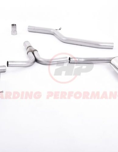 Milltek Sport Cat-back - Audi A4 2.0 TDi B8 (S line models only), Dual Outlet, Requires A4 3.2 S line rear valance [SSXAU298]