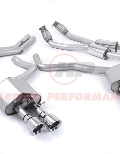 Milltek Sport Cat-back - Audi S6 4.0 TFSI C7, Non-resonated (louder), Polished tips [SSXAU443]