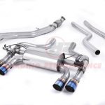 Milltek Sport Cat-back - BMW 2 Series F87 M2 - Hollowtek Twin Valved system with Burnt Titanium GT-90 Trims [SSXBM1036]