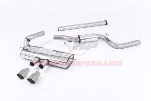 Milltek Sport Cat-back - Ford Focus Mk3 ST, Semi-resonated, Titanium Tips [SSXFD121]