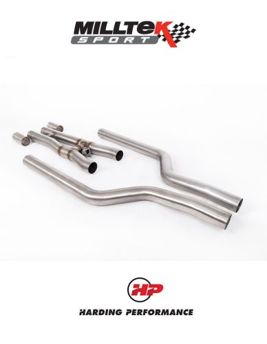 MILLTEK SPORT Active Centre H Pipe and Front Silencer Bypass BMW M5 & M5 Competition 4.4L Twin Turbo F90