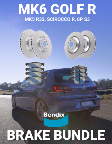 Bendix Brake Bundle - Discs + Pads MK6 Golf R, MK5 R32, Scirocco R, 8P S3